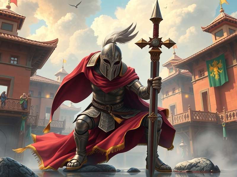 Titan Anise Crusader Combat Scene